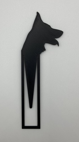 German shepherd bookmark - german,