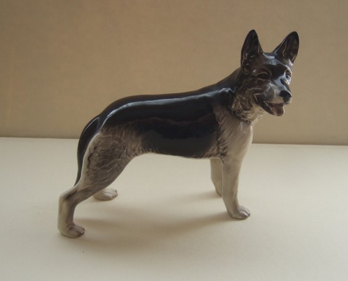 Vintage ceramic alsatian - vintage,