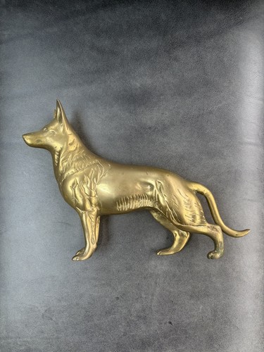 Brass german shepherd - ,