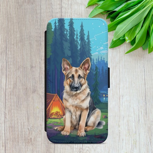 German shepherd flip case for - german,