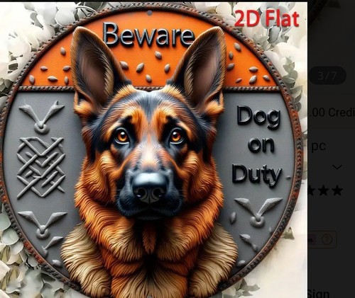 Dog duty metal german - duty,