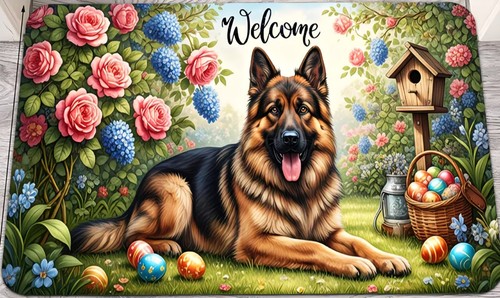 Gorgeous german shepherd dog - german,