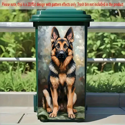 Wheelie bin sticker german - bin,