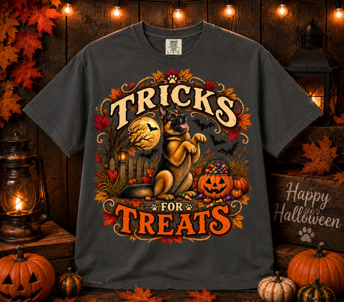 German shepherd halloween - german,