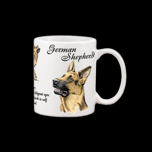German shepherd dog mug - german,