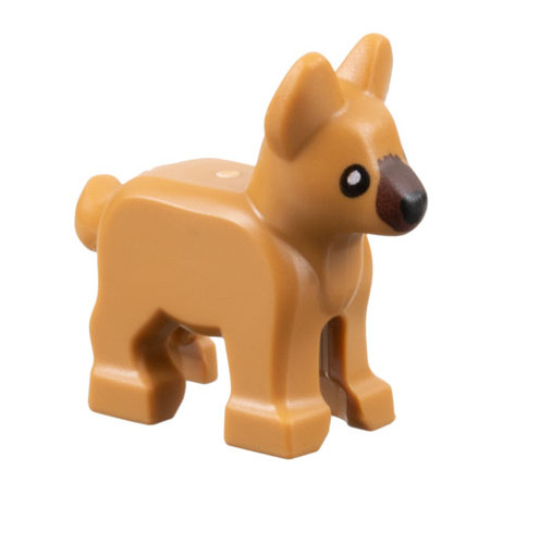 Lego dog animal medium nougat - dog,