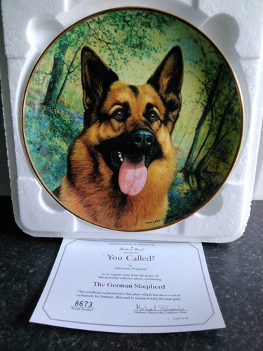 Danbury mint german shepherd - german,