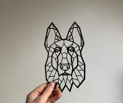 German shepherd alsatian dog - german,