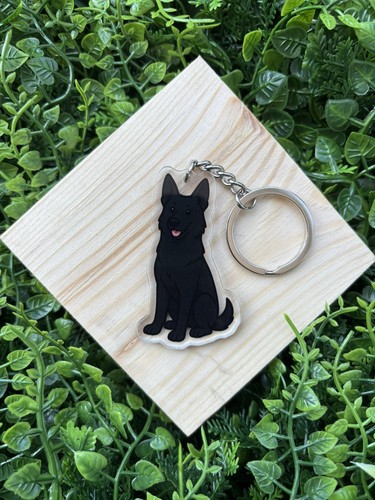 Black german shepherd - black,