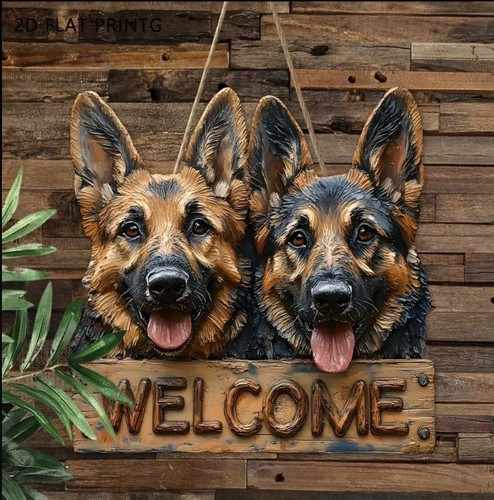 Large german shepherd dog - german,