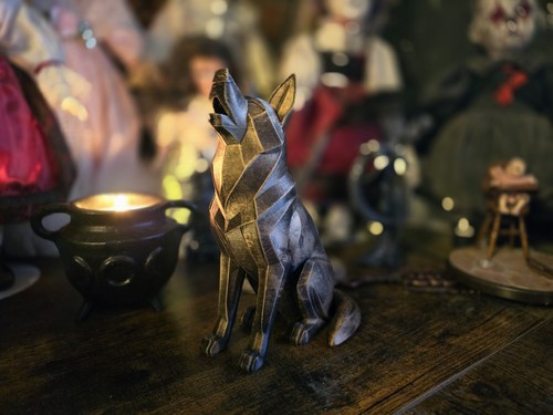 German shepherd dog ornament - german,