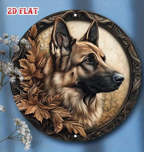 Lovely round metal german - lovely,