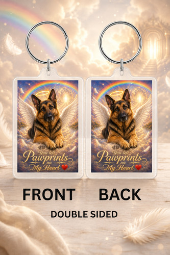 German shepherd keyring - shepherd,