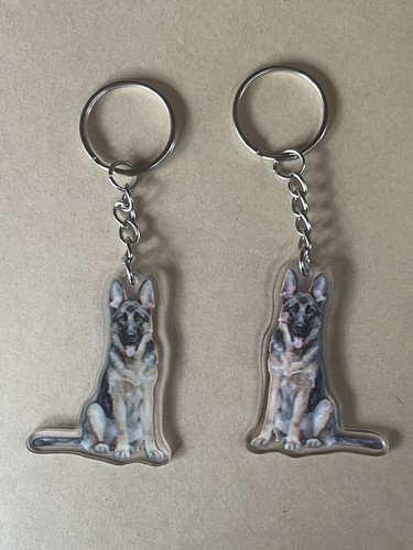 German shepherd dog acrylic - german,