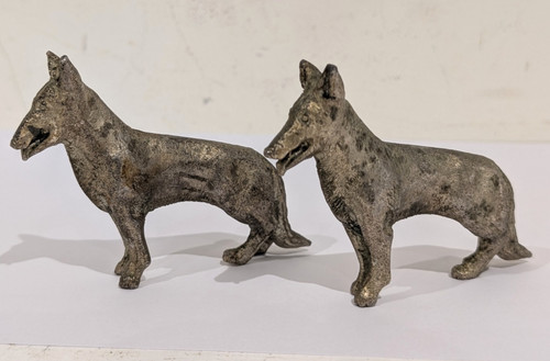 Pair vintage cast metal german - vintage,