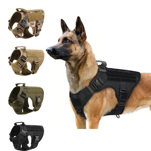 Tactical dog harness leash - tactical,