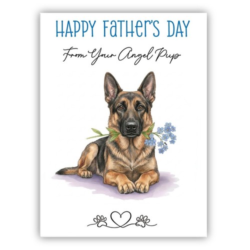 German shepherd father - father’s, day