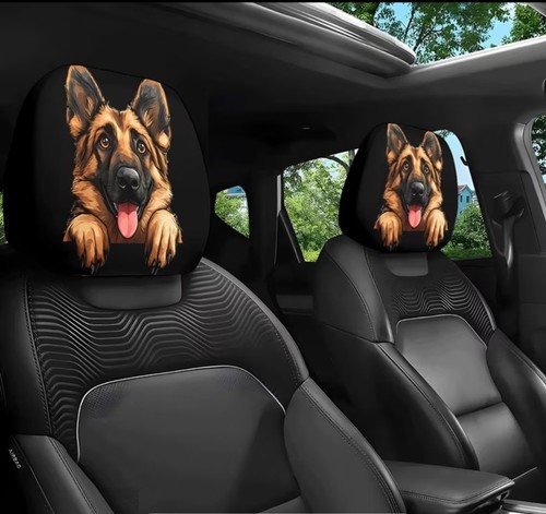 Pair car head rest covers - pair,