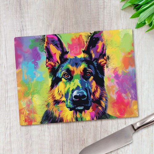 German shepherd pop - art, dog
