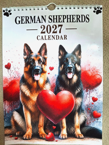 German shepherd 2027 calendar - 2027,