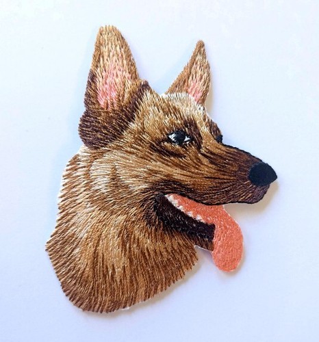 German shepherd heat applied - german,