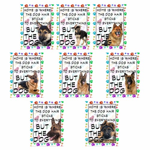 German shepherd retro - shepherd,